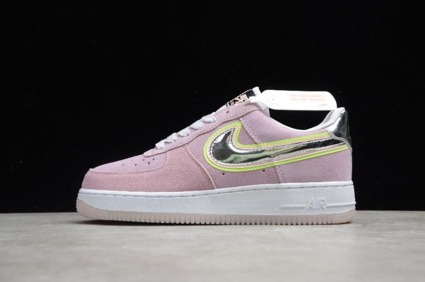 Men's Nike Air Force 1 07 Violet Star Chrome CW6013-500 Running Shoes - Click Image to Close