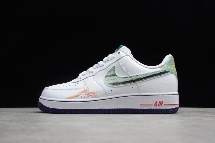 Women's Nike Air Force 1 07 White Neptune Green CW6015-100 Running Shoes