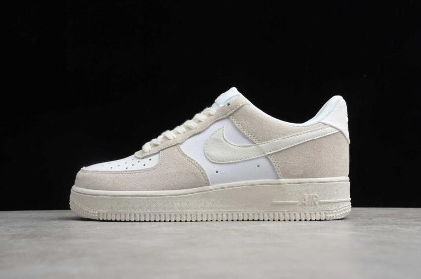 Women's Nike Air Force 1 Low Grey White CW7584-100 Running Shoes - Click Image to Close