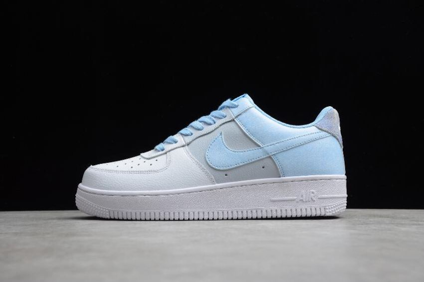 Men's Nike Air Force 1 07 Psychic Blue White CZ0337-400 Running Shoes