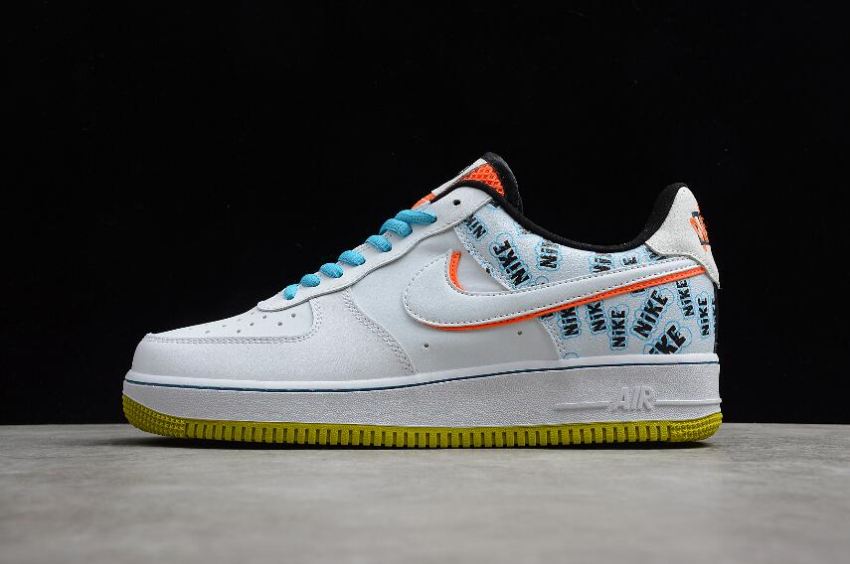 Women's Nike Air Force 1 GS White Hyper Crimson CZ8139-100 Running Shoes - Click Image to Close