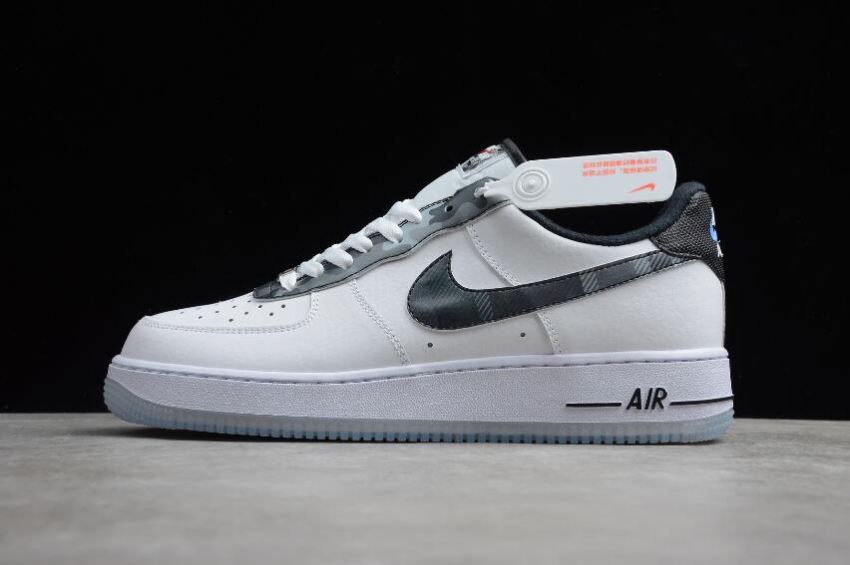 Women's Nike Air Force 1 07 White Black Pure Platinum DB1997-100 Running Shoes