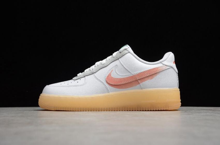 Men's Nike Flyleather Air Force 1 White DB3598-100 Running Shoes - Click Image to Close