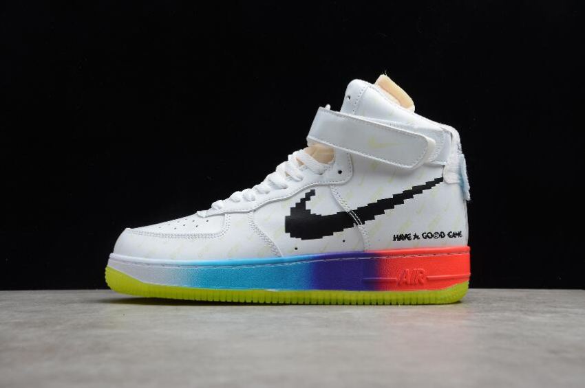 Women's Nike Air Force 1 07 High Good Game White Luminous DC2112-192 Running Shoes