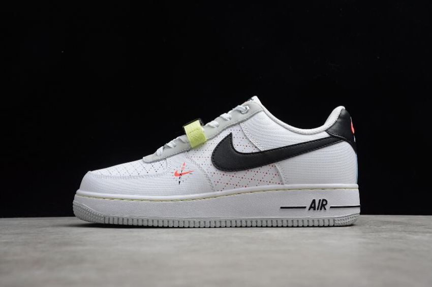 Men's Nike Air Force 1 White Black Photon Dust DC2532-100 Running Shoes - Click Image to Close