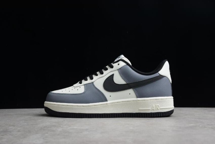 Women's Nike Air Force 1 07 DD3063-608 Beige Carbon Gray Black Shoes Running Shoes - Click Image to Close