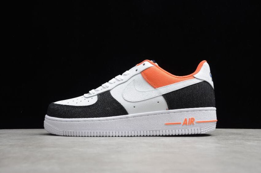 Women's Nike Air Force 1 Low USA Denim White Black Red DJ5174-100 Running Shoes