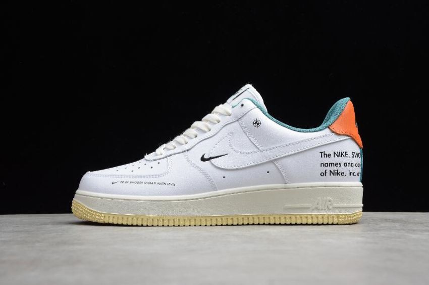 Women's Nike Air Force 1 07 LE White Sail Starfish DM0970-111 Running Shoes