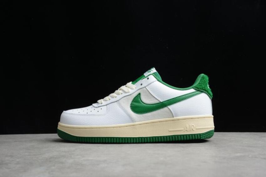 Women's Nike Air Force 1 07 LV8 DO5220-131 White Green Shoes Running Shoes - Click Image to Close