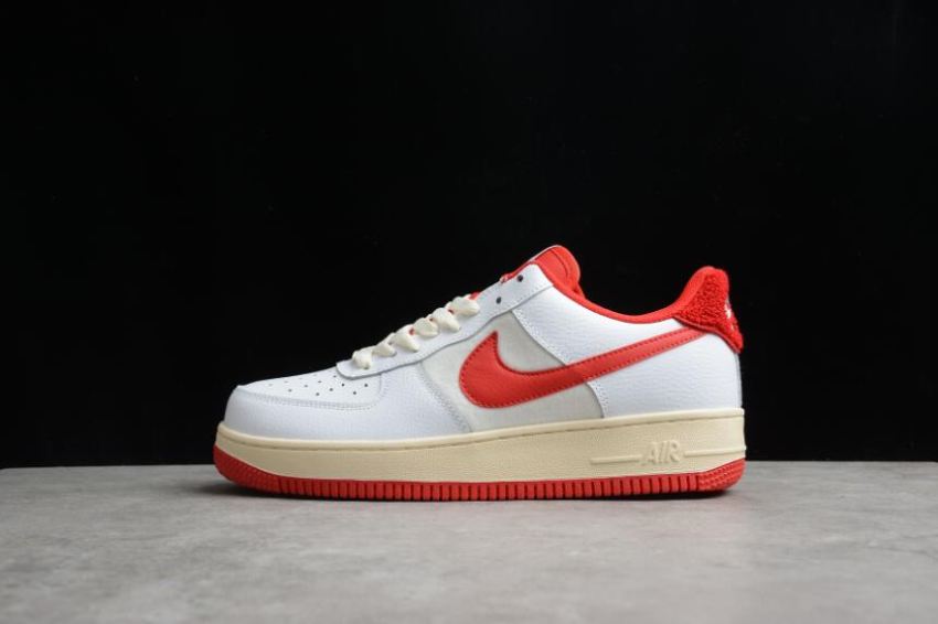 Men's Nike Air Force 1 07 Lv8 DO5220-161 White Red Shoes Running Shoes