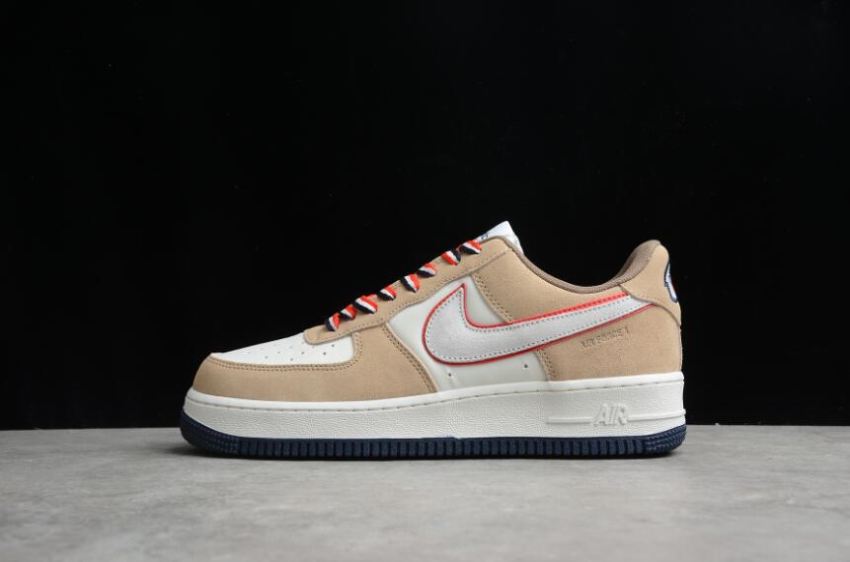 Women's Nike Air Force 1 Low 07 WB DQ5079-111 White Khaki Shoes Running Shoes