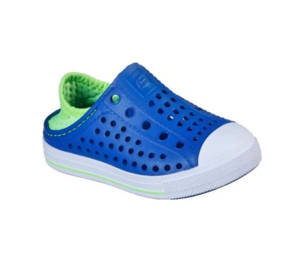 Skechers Boys' Foamies: Guzman Steps - Aqua Surge - Click Image to Close