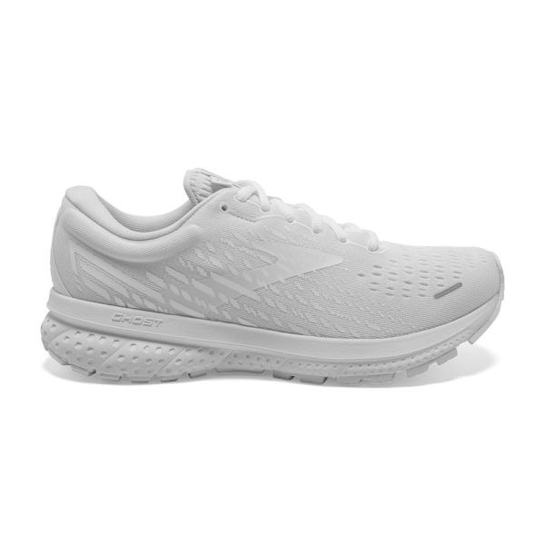 Brooks Ghost 13 White/White - Click Image to Close