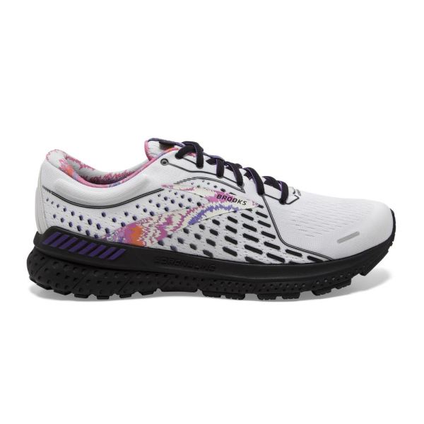 Brooks Adrenaline GTS 21 White/Black/Ultra Violet