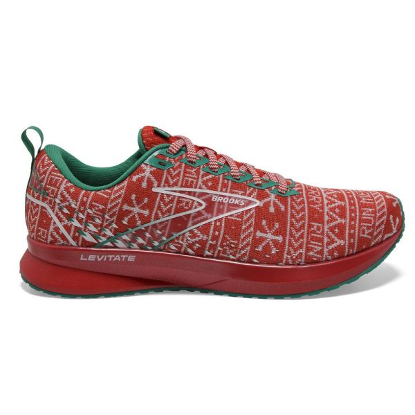 Brooks Levitate 5 Red/White/Green