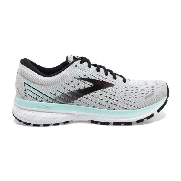 Brooks Ghost 13 Grey/Fair Aqua/Black