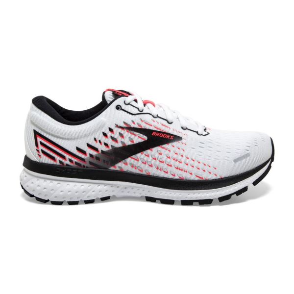 Brooks Ghost 13 White/Pink/Black - Click Image to Close