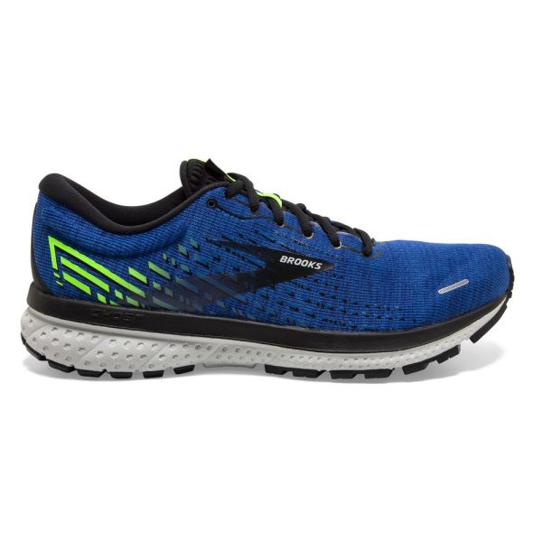 Brooks Ghost 13 Blue/Black/Green Gecko - Click Image to Close