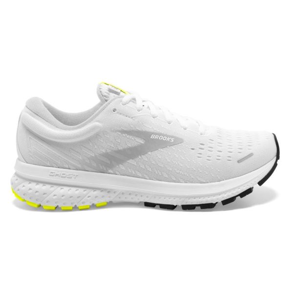 Brooks Ghost 13 White/Nightlife - Click Image to Close