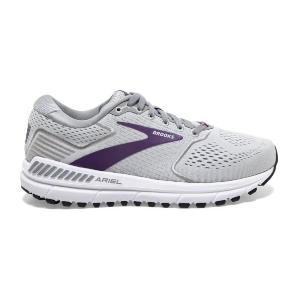 Brooks Ariel 20 Oyster/Alloy/Grape - Click Image to Close