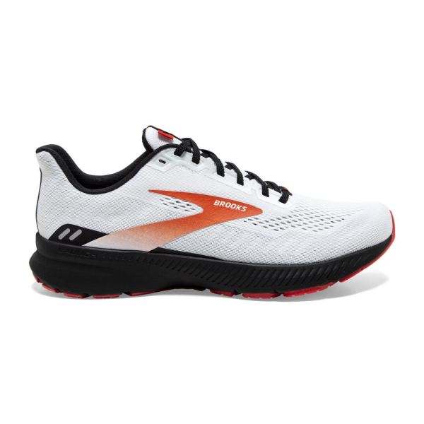 Launch 8 White/Black/Red Clay