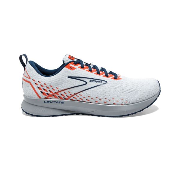 Brooks Levitate 5 White/Titan/Flame