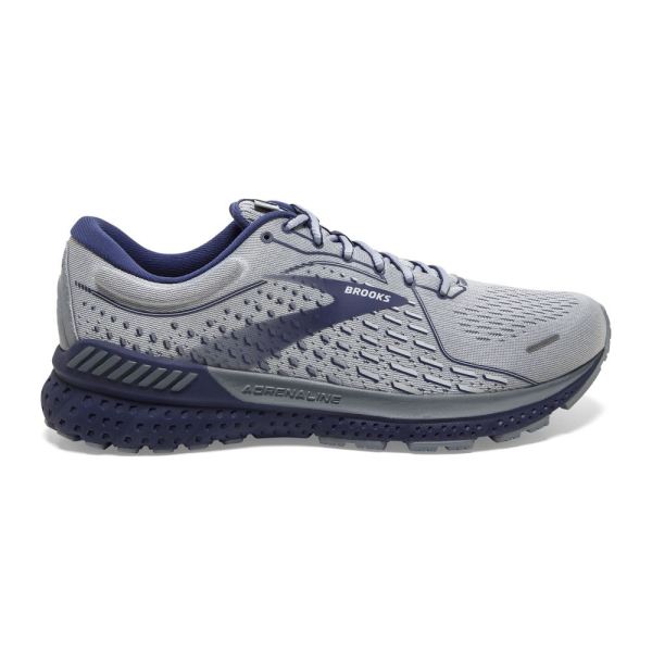 Brooks Adrenaline GTS 21 Grey/Tradewinds/Deep Cobalt - Click Image to Close