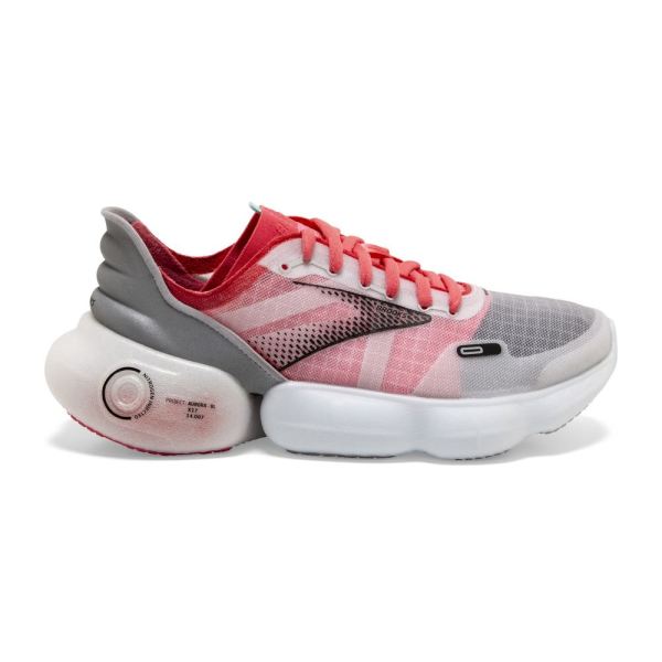 Brooks Aurora BL Grey/Coral/Black - Click Image to Close