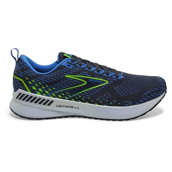 Brooks Levitate GTS 5 India Ink/Blue/Green Gecko