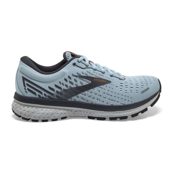 Brooks Ghost 13 Light Blue/Blackened Pearl/White - Click Image to Close