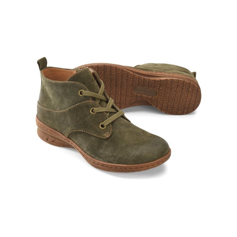 Comfortiva Women's Forli-Army Green Suede