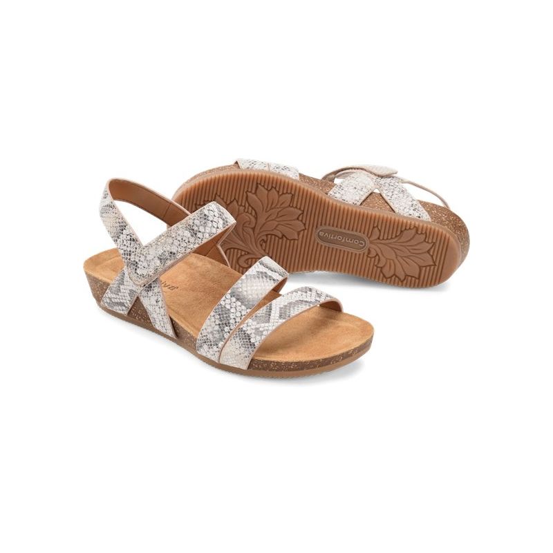 Comfortiva Women's Gardena-Natural Snake