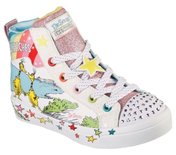 Skechers Girls' Dr Seuss: Twi-Lites 2.0 - Lovely Sneetches