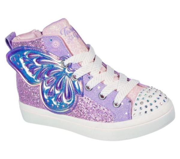 Skechers Girls' Twinkle Toes: Twi-Lites 2.0 - Butterfly Wishes