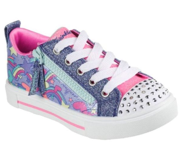 Skechers Girls' Twinkle Toes: Twinkle Sparks - Rainbow Shines - Click Image to Close