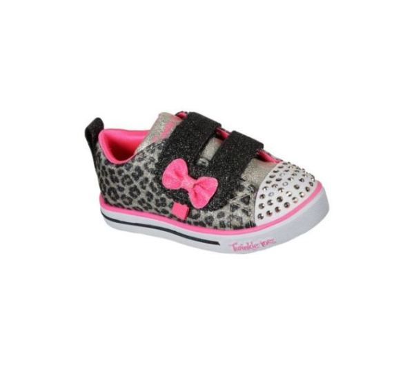 Skechers Girls' Twinkle Toes: Sparkle Lite - Mini Leopards - Click Image to Close