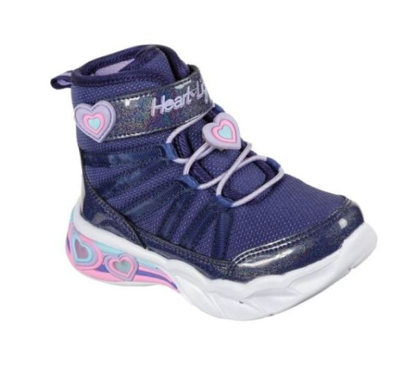 Skechers Girls' S Lights: Sweetheart Lights - Love to Shine - Click Image to Close