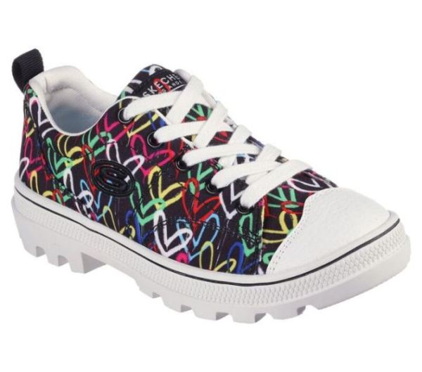 Skechers Girls' Skechers x JGoldcrown: Roadies - Hashtag Love - Click Image to Close