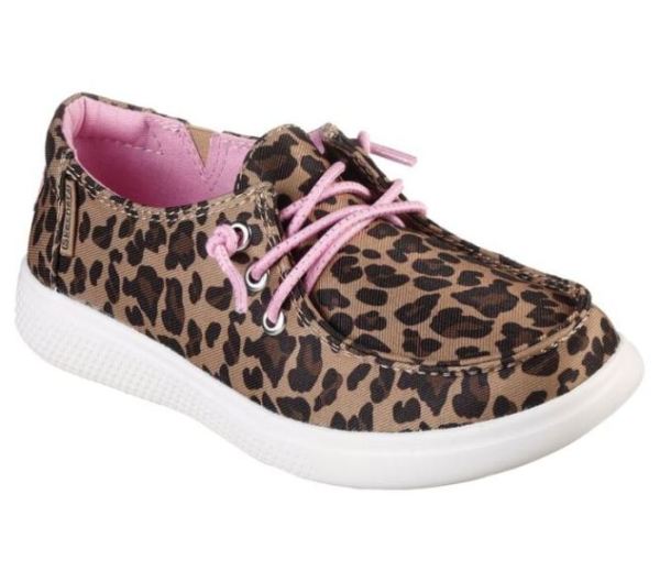 Skechers Girls' Skipper - Lovely Leopard - Click Image to Close