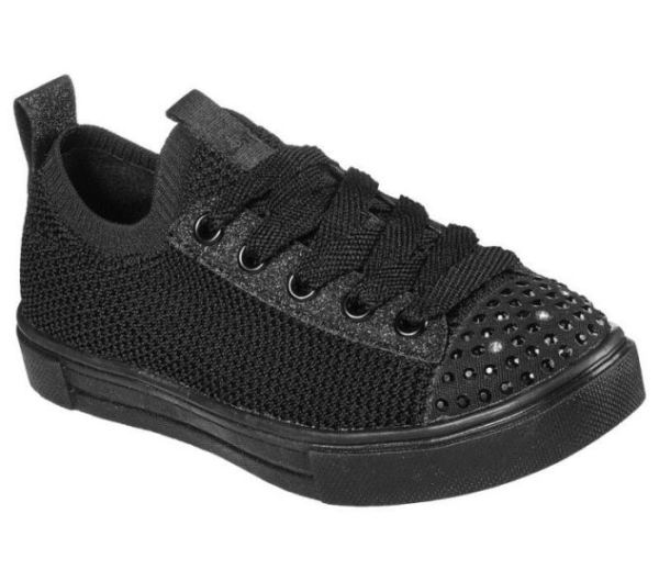 Skechers Girls' Twinkle Toes: Twinkle Sparks - Knit Shines - Click Image to Close