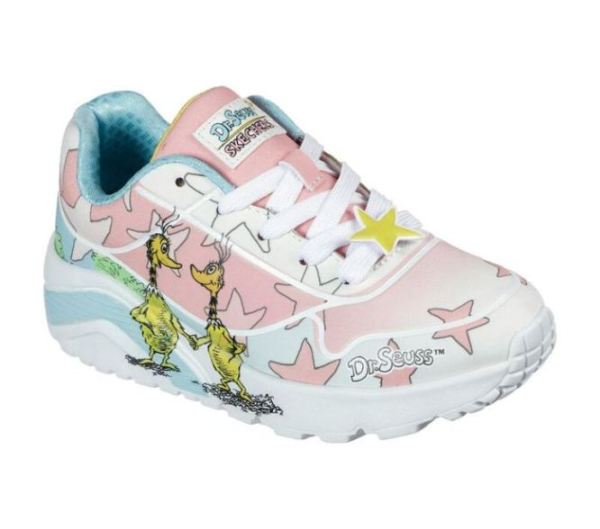 Skechers Girls' Dr. Seuss: Uno Lite - Friendly Sneetches - Click Image to Close