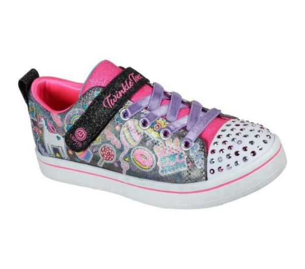 Skechers Girls' Twinkle Toes: Sparkle Rayz - Unicorn Party - Click Image to Close