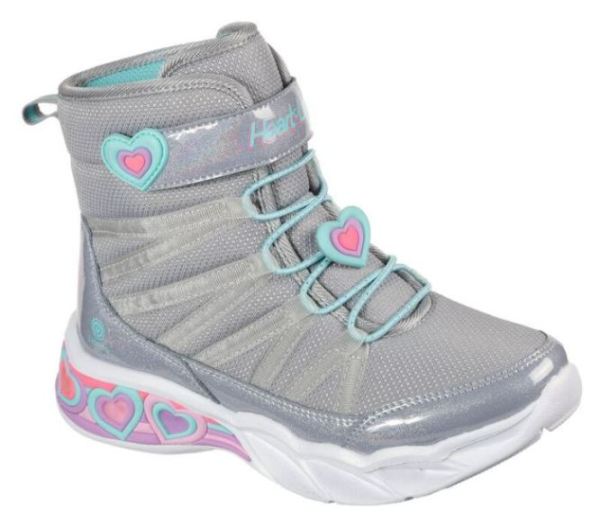 Skechers Girls' S Lights: Sweetheart Lights - Love to Shine - Click Image to Close