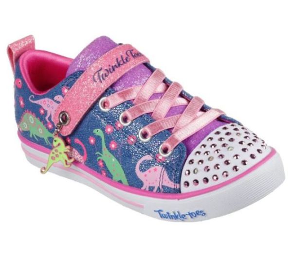 Skechers Girls' Twinkle Toes: Sparkle Lite - Dino Brights - Click Image to Close