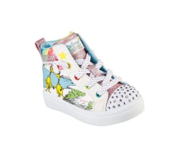 Skechers Girls' Dr Seuss: Twi-Lites 2.0 - Lovely Sneetches