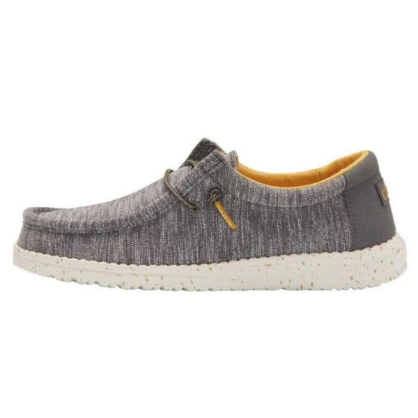 Boys Hey Dude Shoes Wally Youth Stretch Taupe