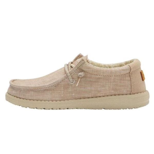 Boys Hey Dude Shoes Wally Youth Beige