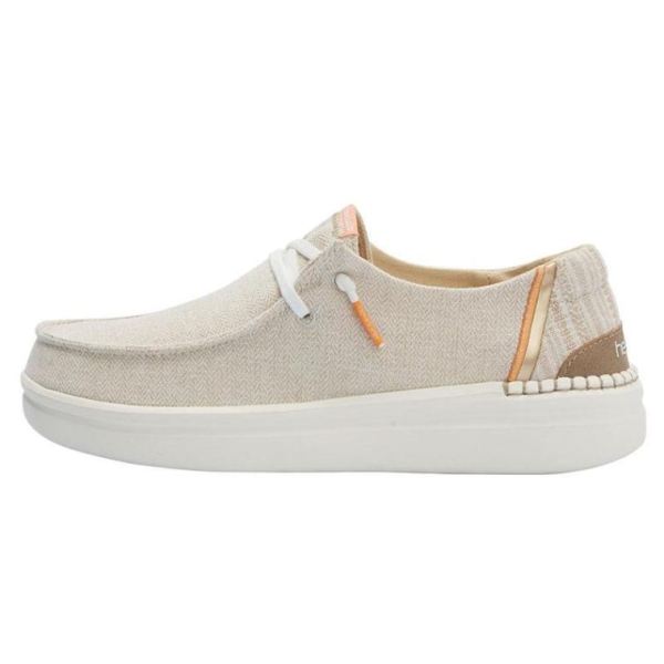 Women's Hey Dude Shoes Wendy Rise Tan Orange - Click Image to Close