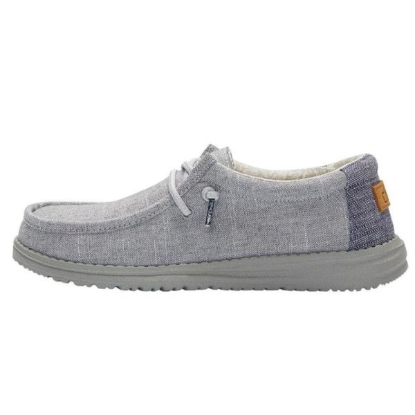 Boys Hey Dude Shoes Wally Youth Steel