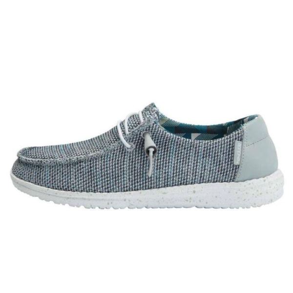 Women's Hey Dude Shoes Wendy Sox Ice Grey - Click Image to Close